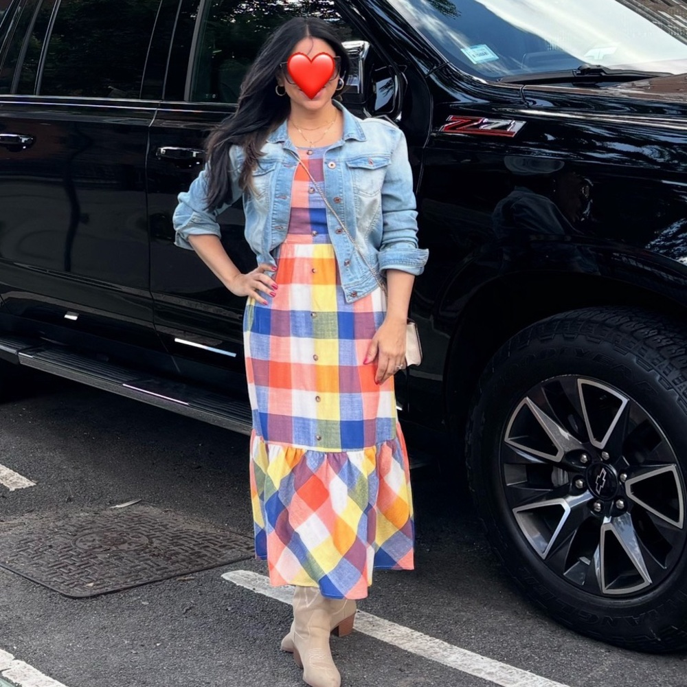 Plaid Maxi Dress